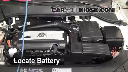 2010 Volkswagen Passat Komfort 2.0L 4 Cyl. Turbo Wagon Battery Replace